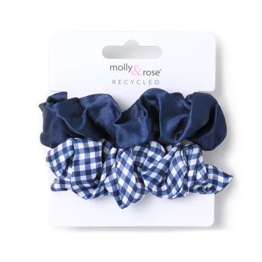 Navy Scrunchie set