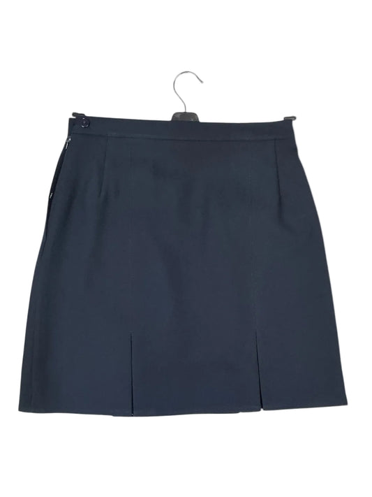 Navy 4 Pleat Skirt H