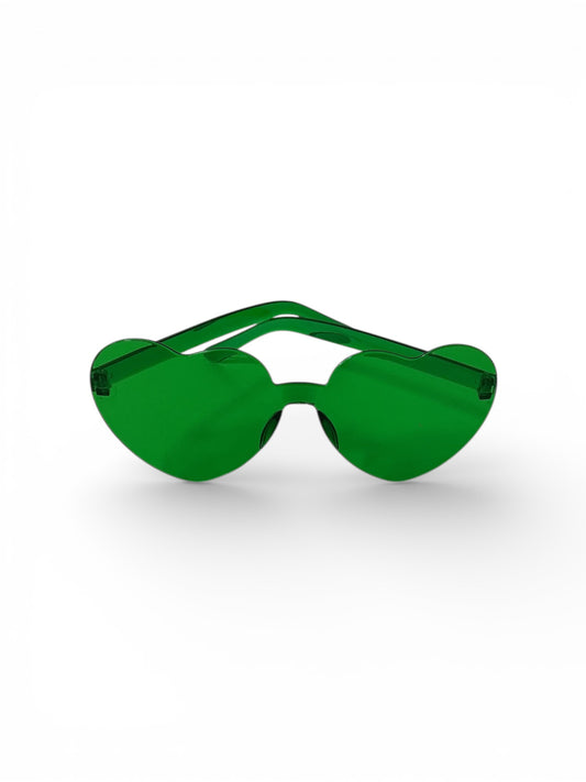 Heart Glasses Green