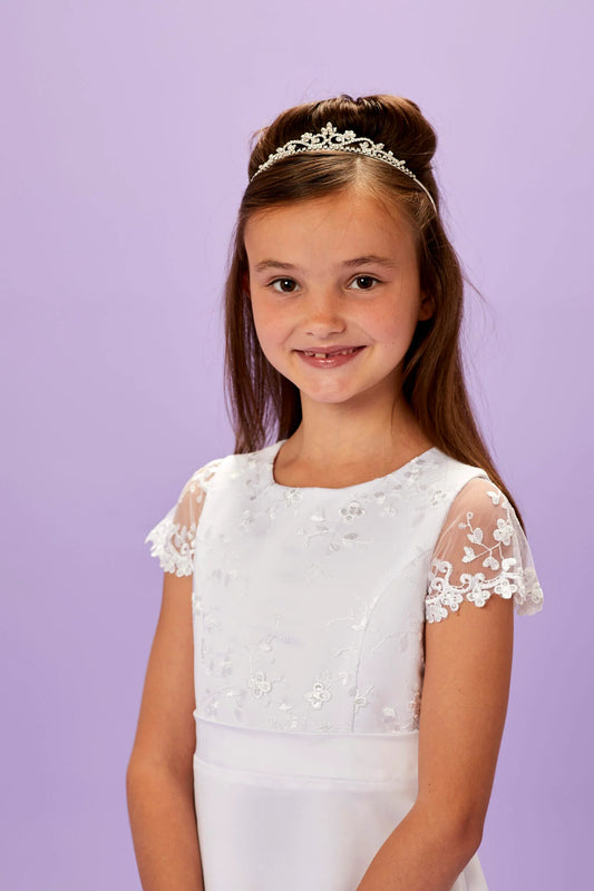 Beatrice Communion Tiara Diamante P218 PD26