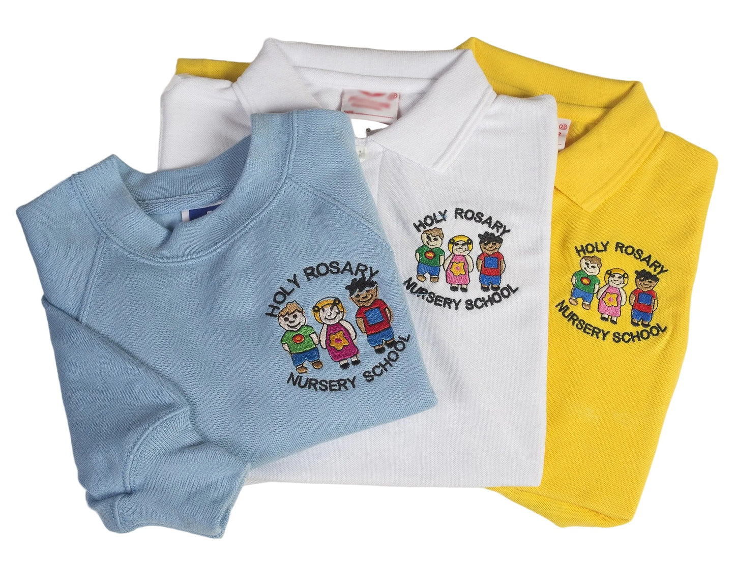 Holy Rosary NURSERY WHITE Poloshirt