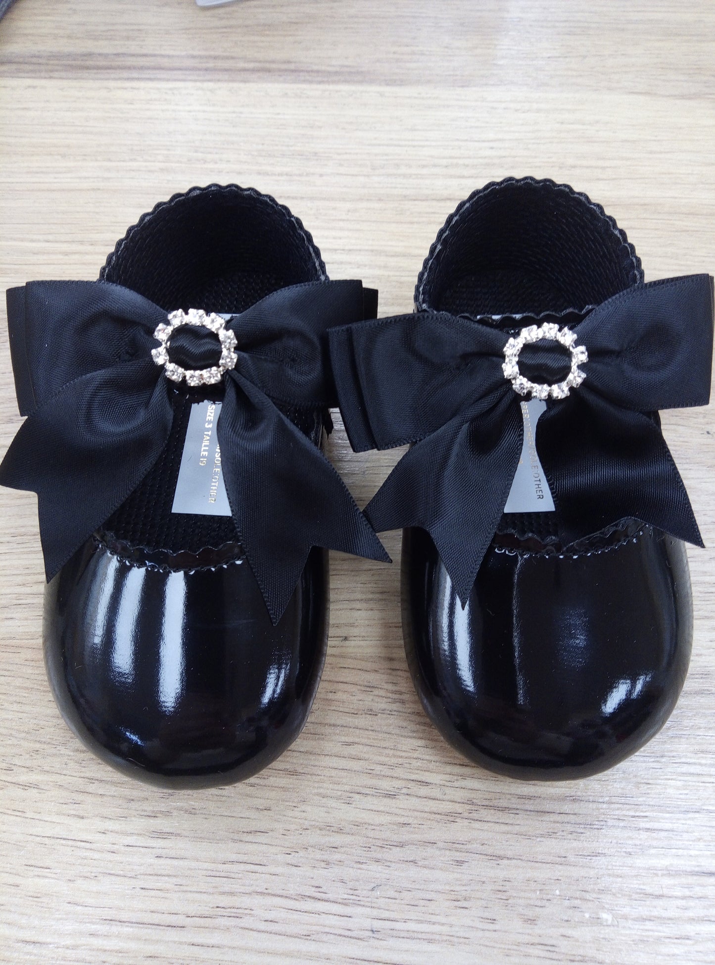 Black Diamanté shoe