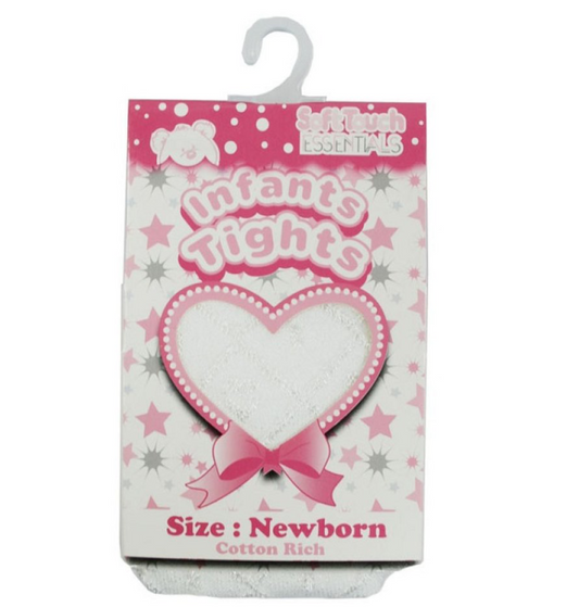 Shiny white diamond pattern tights