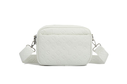 Ladies Crossbody Bag with Embossed Detailing (J69041)