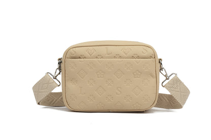 Ladies Crossbody Bag with Embossed Detailing (J69041)