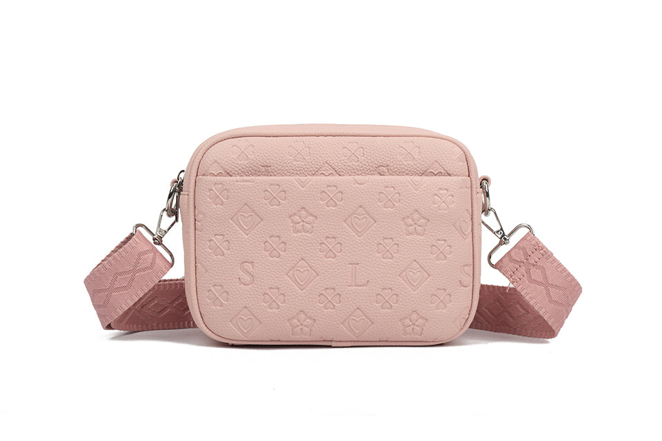 Ladies Crossbody Bag with Embossed Detailing (J69041)