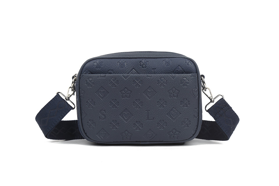 Ladies Crossbody Bag with Embossed Detailing (J69041)