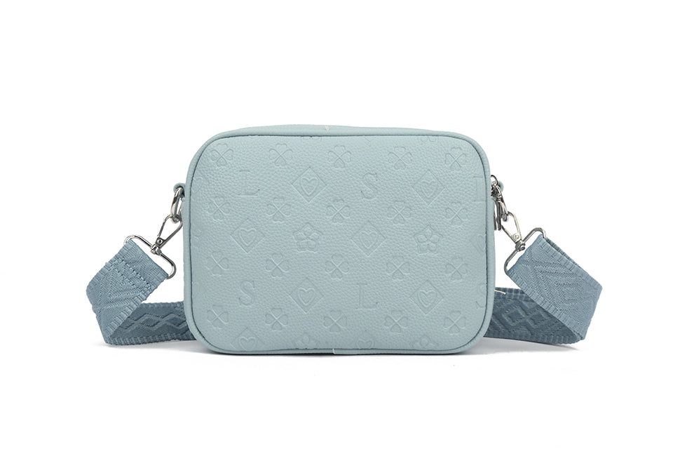 Ladies Crossbody Bag with Embossed Detailing (J69041)