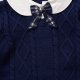 Girls Knitted Jumper and Skirt Outfit in Navy