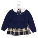 Girls Knitted Jumper and Skirt Outfit in Navy