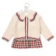 Girls Knitted Cardigan and Skirt Outfit
