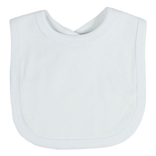 White Velcro Bib