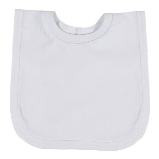 White Pop-On Bib