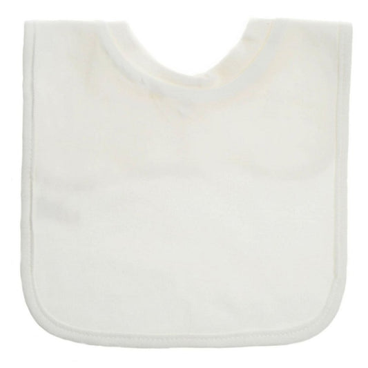 Cream Pop-On Bib