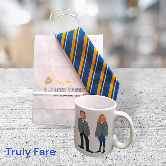 Blessed Trinity tie, cup and gift bag set