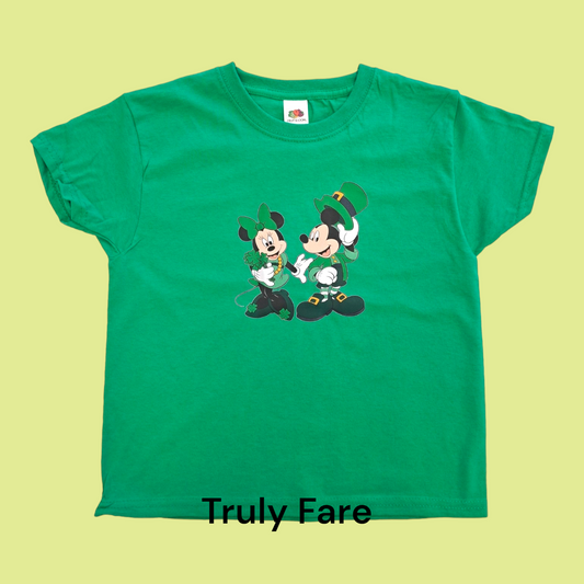 Micky & Minnie Green T