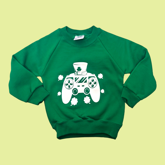 Playstation controller Green Sweatshirt