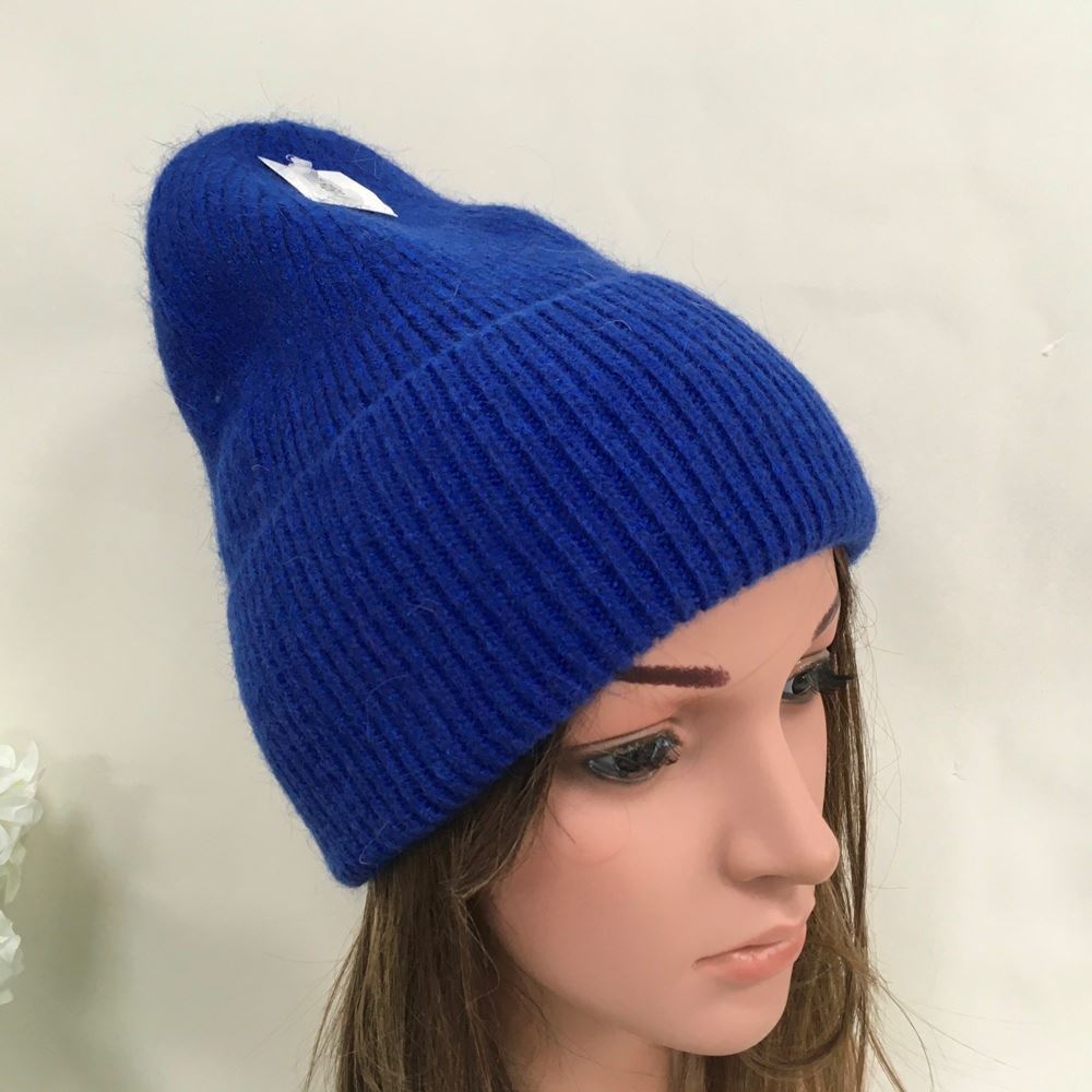 Royal Blue Knitted Ladies Beanie