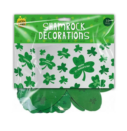 Shamrock Decoration 30pce