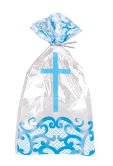 Blue Cross Cellophane Bags