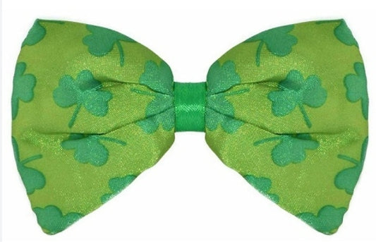 Bow tie with shamrocks by