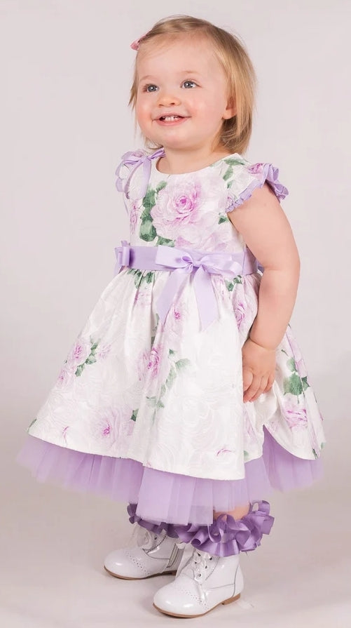 Baby lavender floral dress