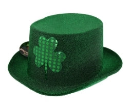 Ireland glittered shamrock hat