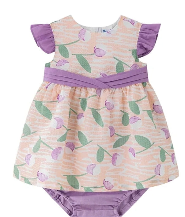 Lilac tulip dress and pant set.              BIG SISTER OUTFITS AVAILABLE
