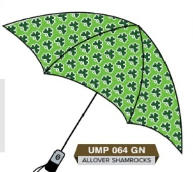 All over shamrocks umbrella