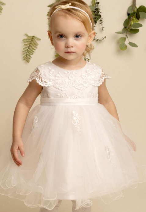Fay short Christening Dress