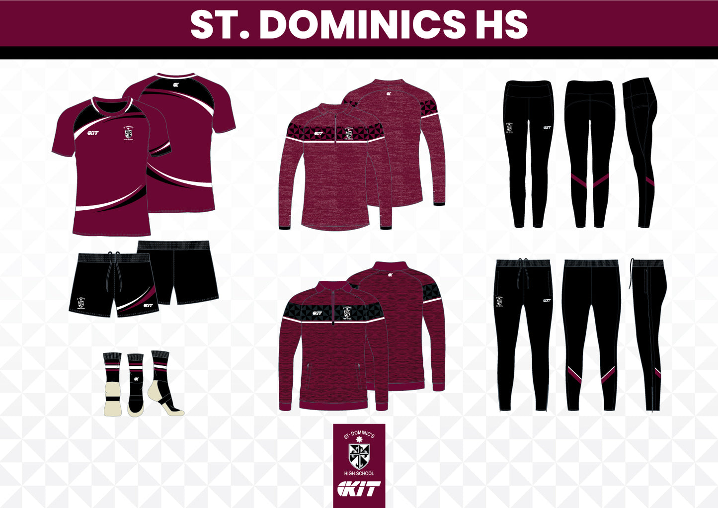 NEW St Dominic's P.E top