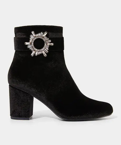 Black Velvet Boot ka355