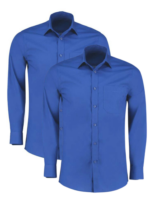 Long Sleeve Royal Blue shirts 2pk ( pepsi )