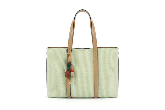 Green/Tan Ladies Handbag