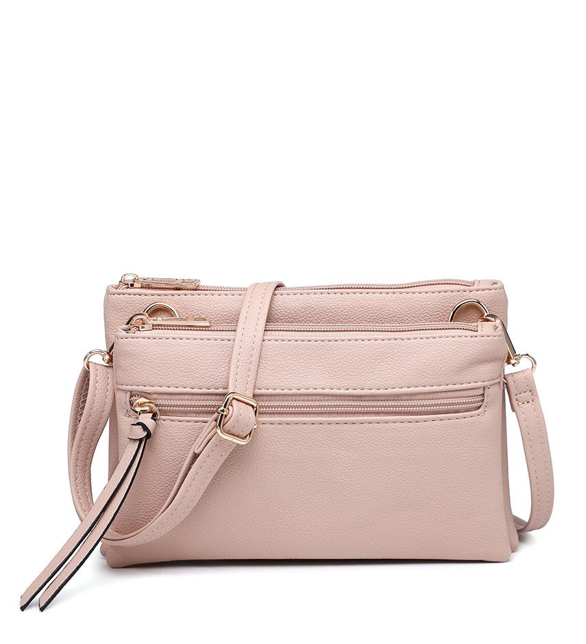 Small Ladies Crossbody Bag in Apricot