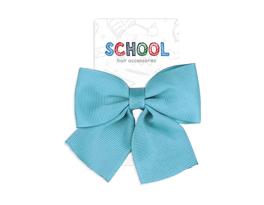Girls Blue Bow Hair Accessory