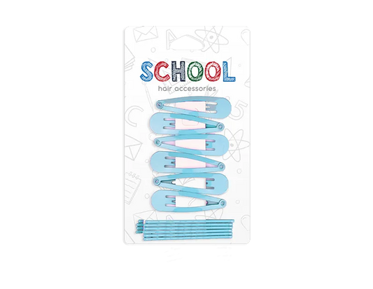 Girls Blue Hair Clips