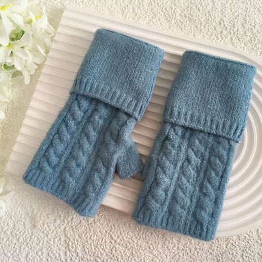 Fingerless Knitted Gloves g3024