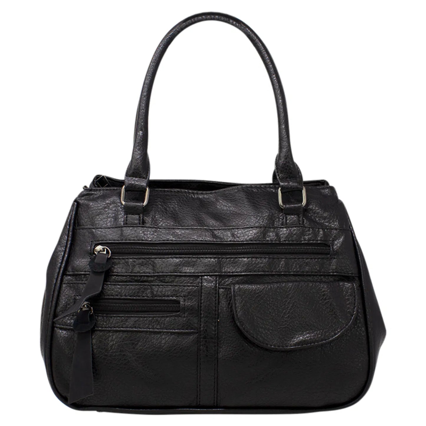 Multi compartment handbag BLACK ygc975