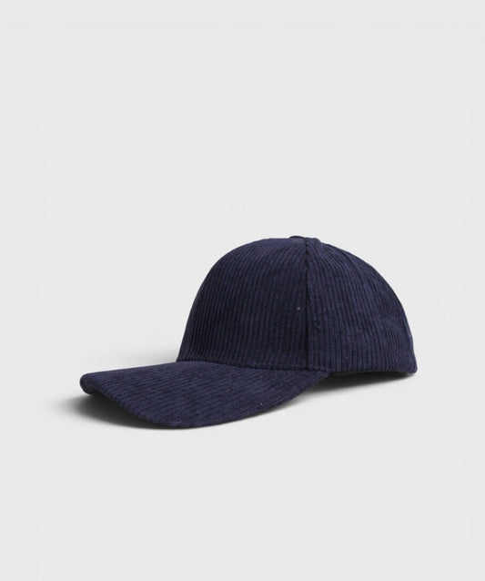 Trendy Corduroy ladies Cap Navy