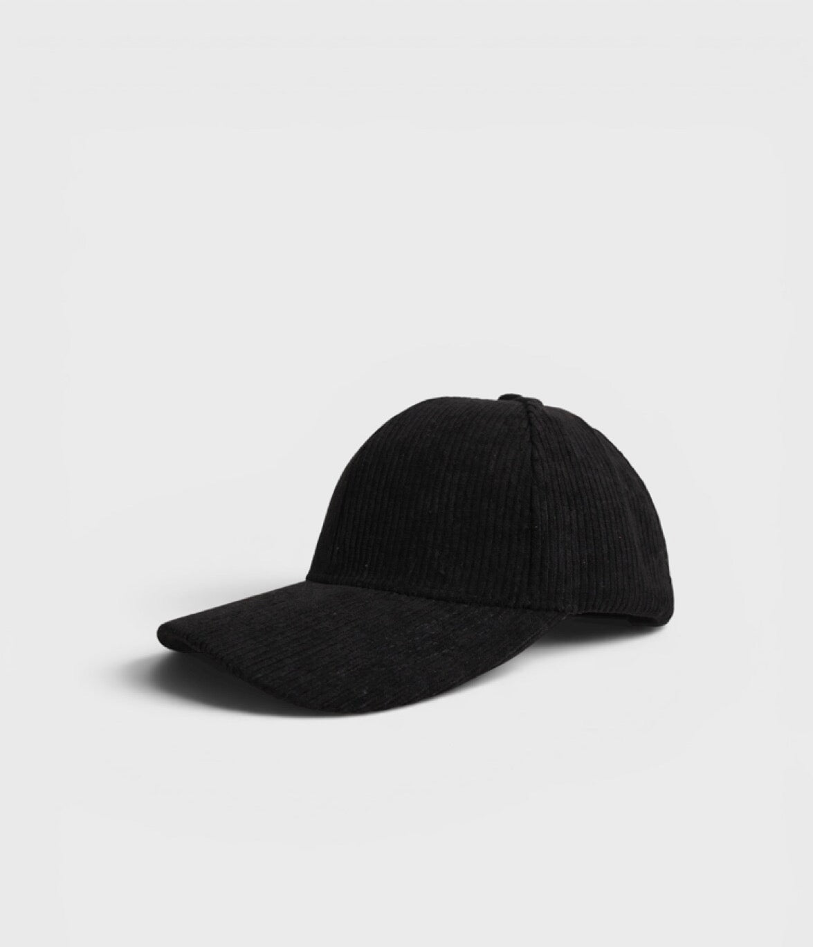 Trendy Corduroy ladies Cap Black