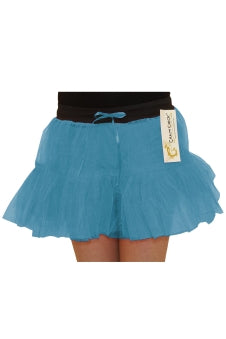 Girls 2-Layered Turquoise Tutu Skirt (5-10yrs)