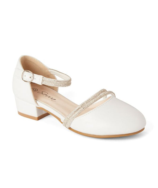 Girls White Dream Communion Shoe