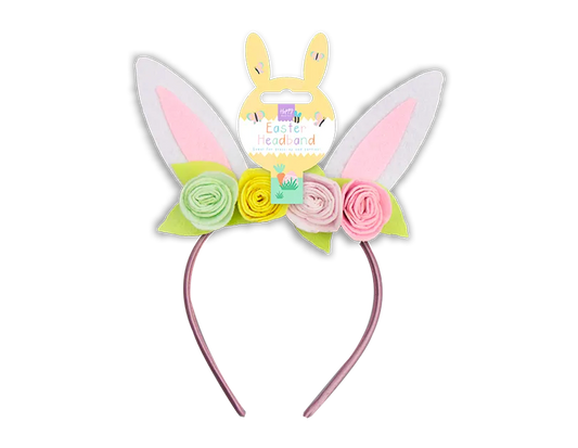 Bunny Ears Flower Headband
