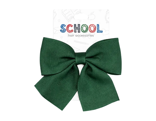 Girls Green Bow Hair Accessory