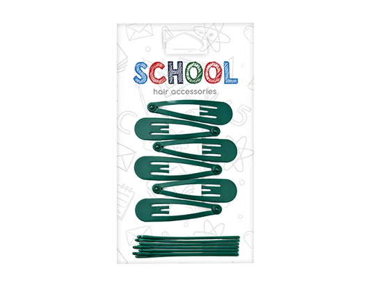 Girls Green Hair Clips