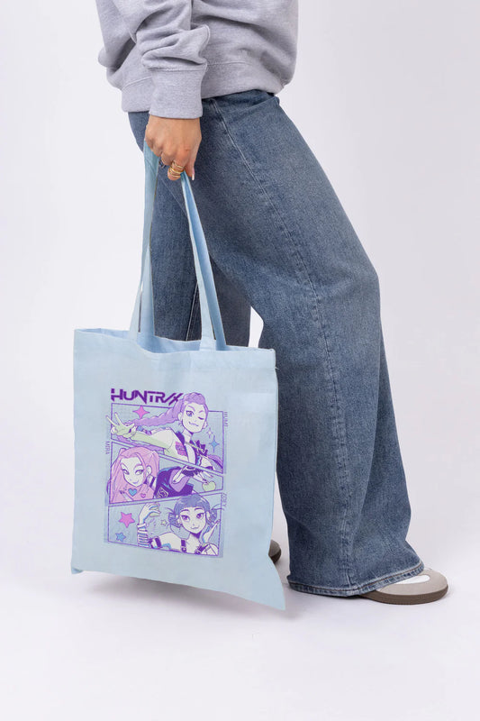 Huntrix K-Pop Printed Cotton Tote - Blue