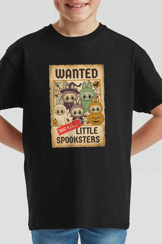 Spookster Doll Printed T-Shirt - Black
