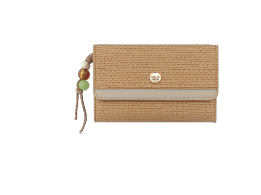 Ladies Light Khaki L&S Purse