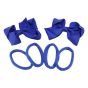 2 Bows and 4 Bobble Pack 8 COLOURS to choose from